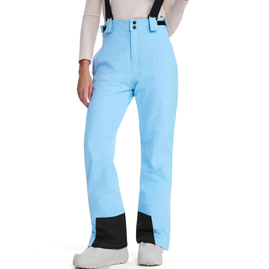 HOTIAN Women's Ski Pants Insulated Winter Snowboard Pants Bibs