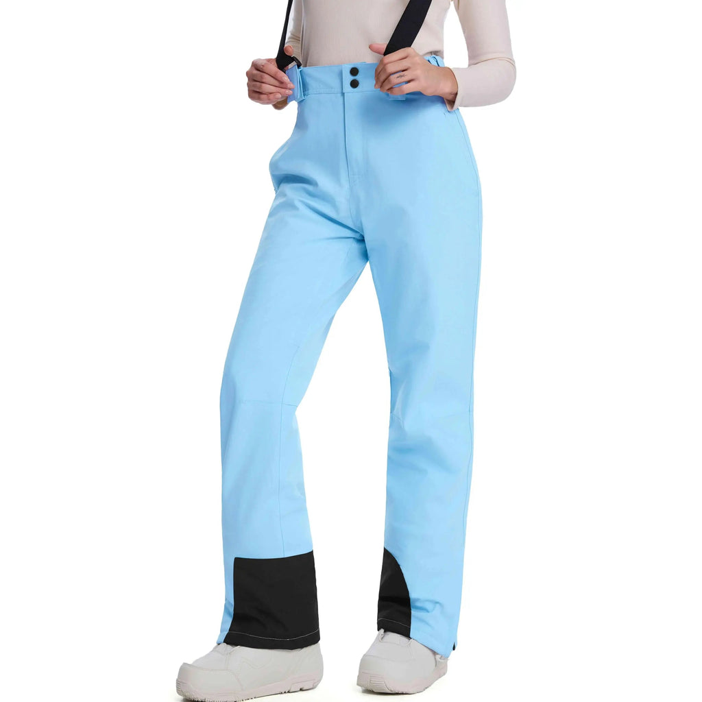 HOTIAN Women's Ski Pants Insulated Winter Snowboard Pants Bibs
