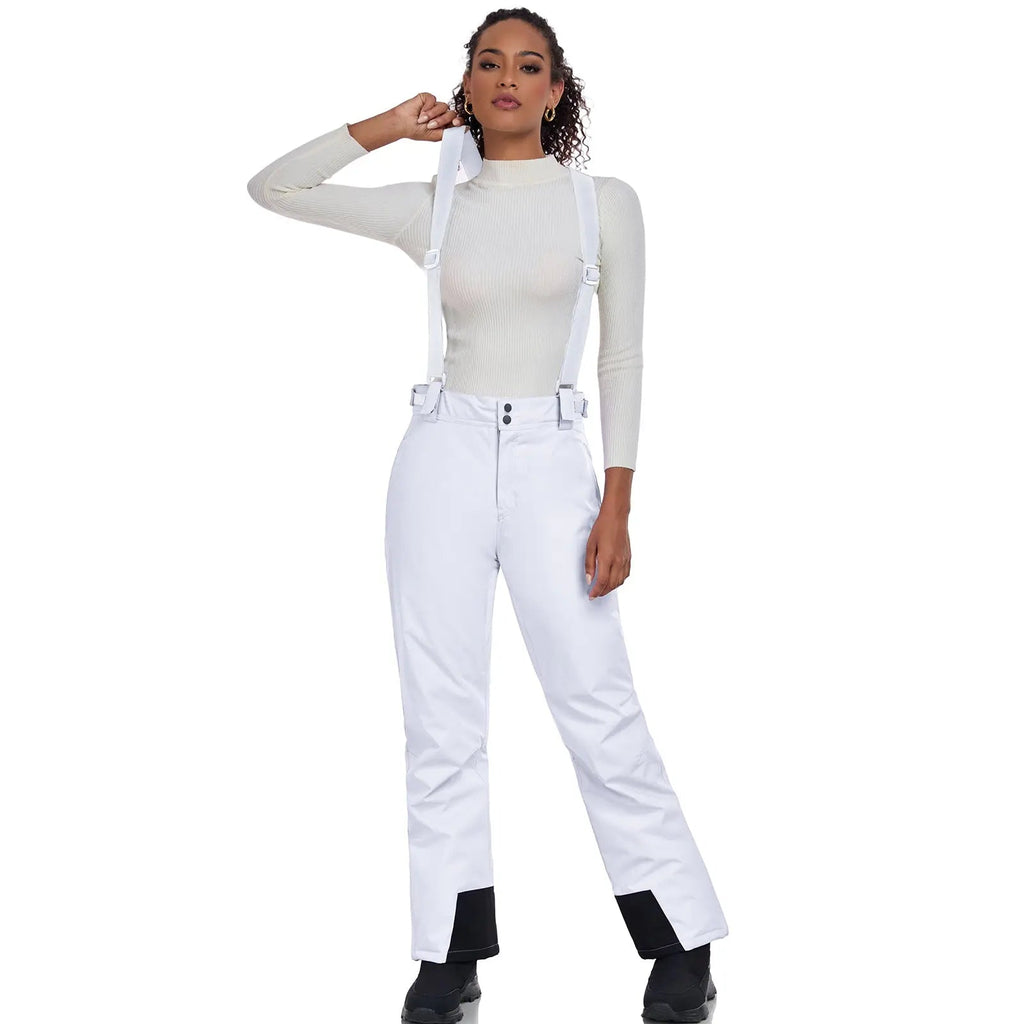 HOTIAN Women's Ski Pants Insulated Winter Snowboard Pants Bibs
