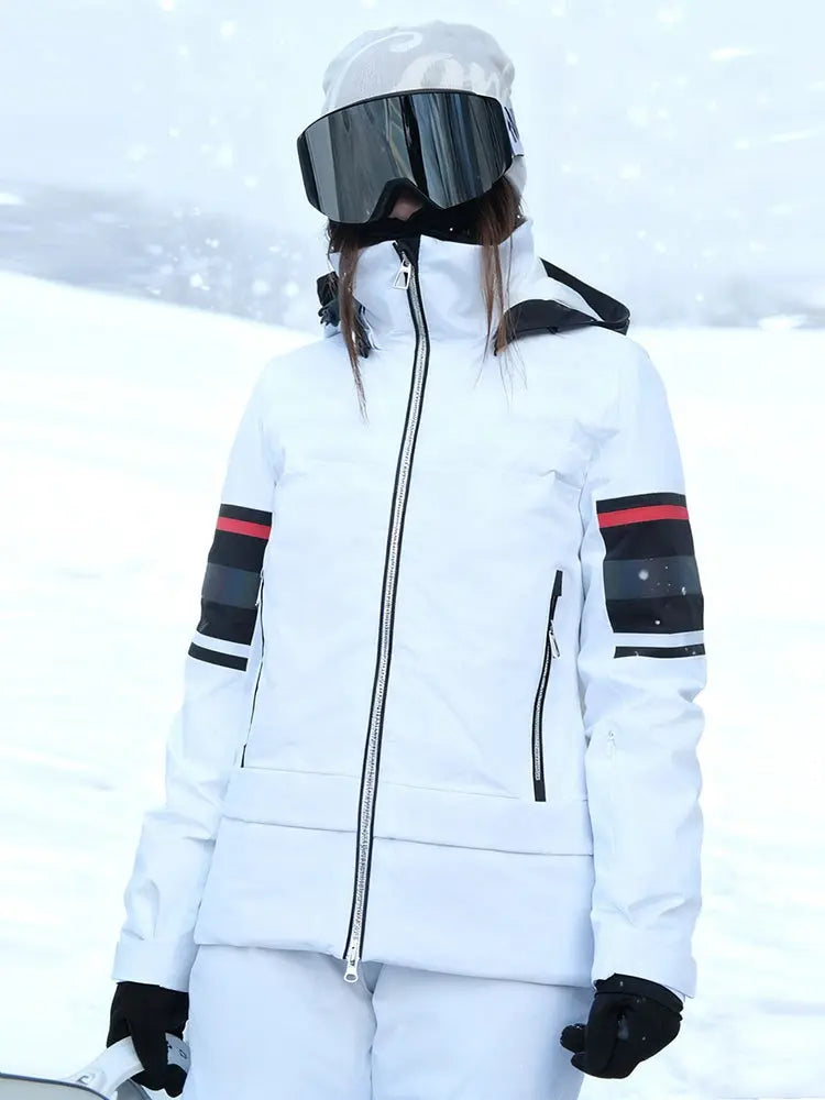 Women's Slim Fit Ski Suit Set — Tailored Winter Jacket & Pants