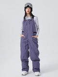 Women's Winter Windproof Ski Pants Professional Snow Bibs Overalls