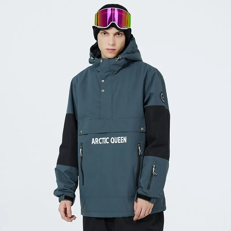 Designer Ski jackets for Couple Youngth Athletic Half-zip Ski Hoodies