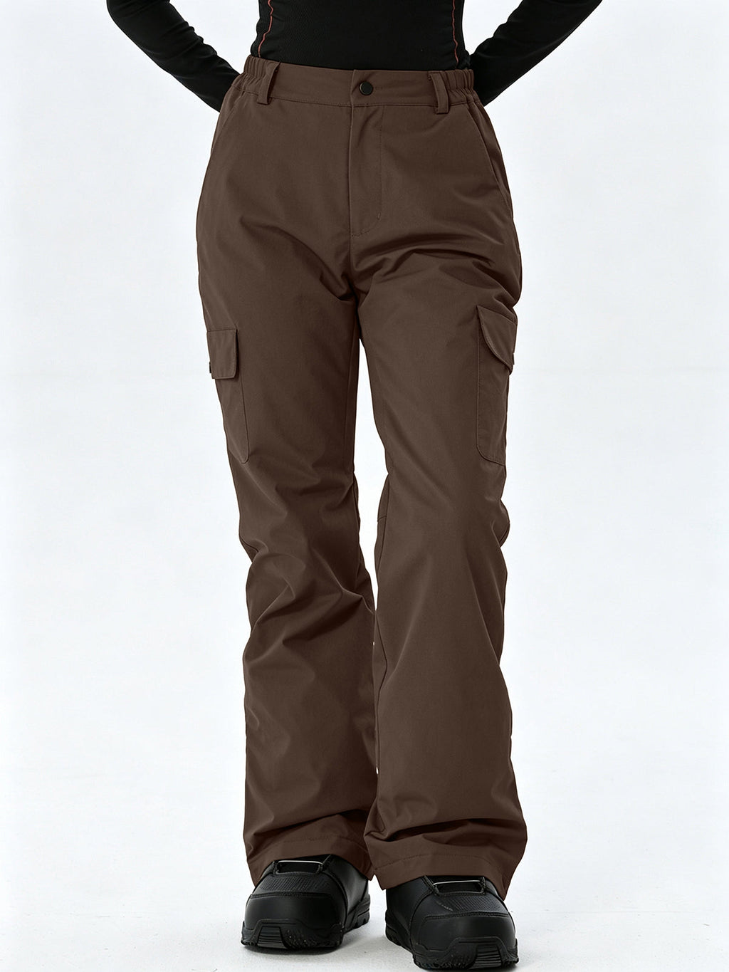 Women's Regular-Fit Cargo Snow Trousers
