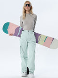 Women's Relaxed Utility Snow Pants with Cargo Storage