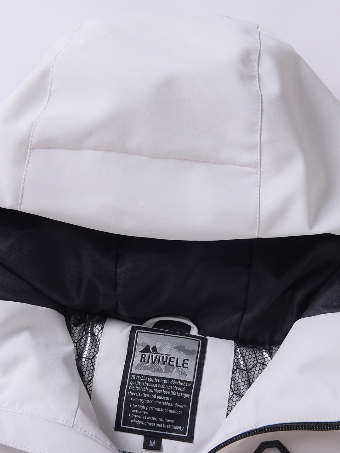 Women's Padded Hooded Snow Jacket with Storm Flap